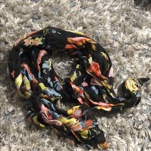Floral Print Scarf